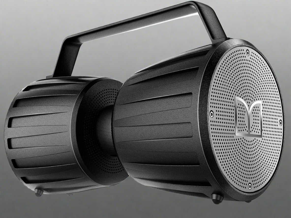 Monster Adventurer Force Bluetooth Speaker IPX7 Waterproof Speaker 5.0 with Microphone Input, 80W Portable Bluetooth Speakers with 40H Playtime for Indoor Outdoor Party, Black - with | Sold by Uncle Wiener's Wholesale