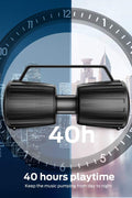 Monster Adventurer Force Bluetooth Speaker IPX7 Waterproof Speaker 5.0 with Microphone Input, 80W Portable Bluetooth Speakers with 40H Playtime for Indoor Outdoor Party, Black - with | Sold by Uncle Wiener's Wholesale