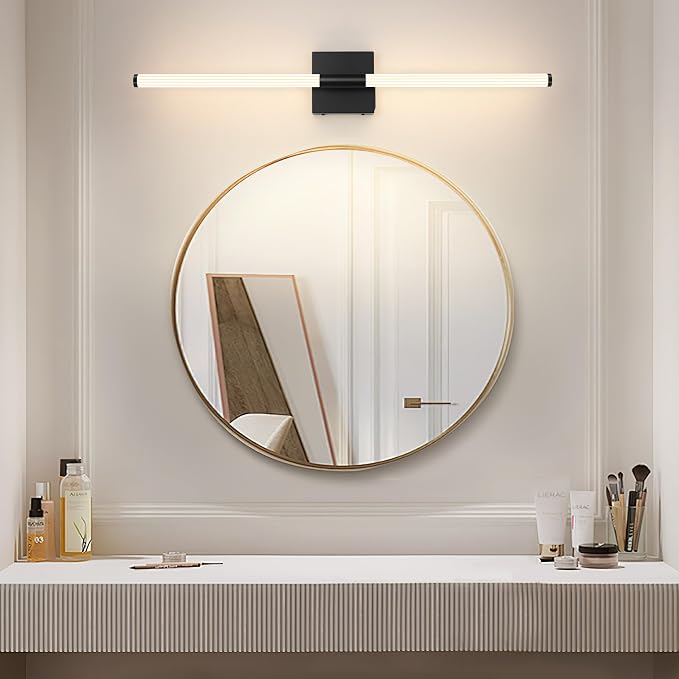 Morauroral Rechargeable LED Wall Sconces – 24" Wireless Dimmable Wall Lights with Remote, 3 Colour Temperatures - Home decor with 1-Pack | Sold by Uncle Wiener's Wholesale