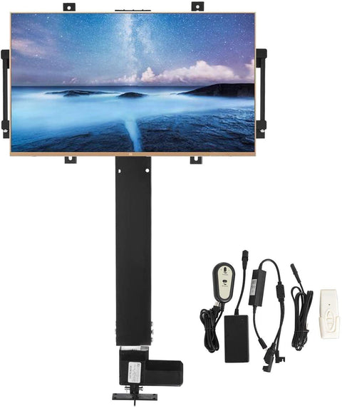 Motorized TV Lift Stand – Electric Adjustable Mount for 32–60" Flat Screen TVs | SKU: 1228836 - with | Sold by Uncle Wiener's Wholesale