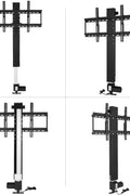 Motorized TV Lift Stand – Electric Adjustable Mount for 32–60" Flat Screen TVs | SKU: 1228836 - with | Sold by Uncle Wiener's Wholesale