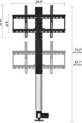 Motorized TV Lift Stand – Electric Adjustable Mount for 32–60" Flat Screen TVs | SKU: 1228836 - with | Sold by Uncle Wiener's Wholesale