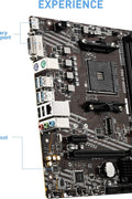 MSI A520M-A PRO packaging and accessories – open box view