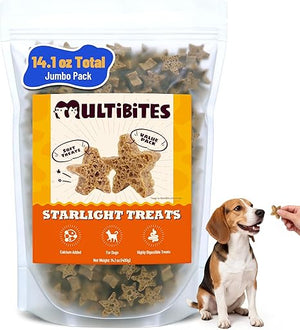 MULTIBITES Soft Dog Training Treats – Chicken & Rabbit Flavour 14.1 oz / 400g Chewy Reward Snacks with Honey & Calcium