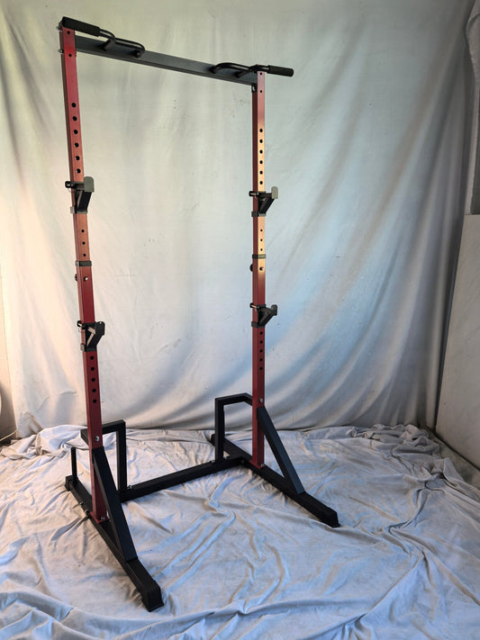 Multifunction Power Rack with Pull Up Bar 800 lb Capacity Home Gym MPR392543 - with | Sold by Uncle Wiener's Wholesale