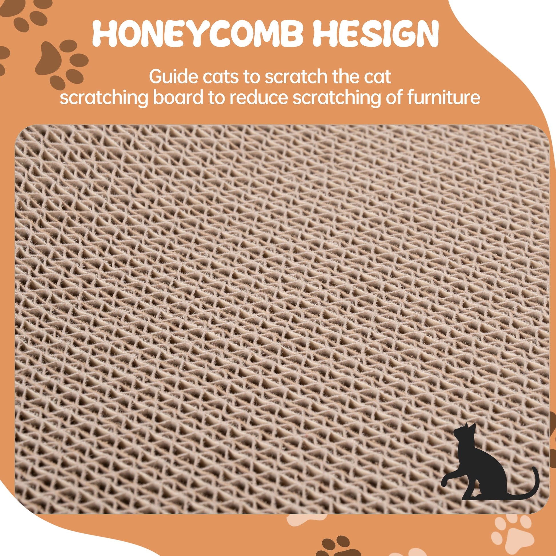 Multifunctional Adjustable Cat Scratching Board Flat or Vertical Convertible Corrugated Cardboard Scratcher with Catnip and Toys AMCCT68 - with | Sold by Uncle Wiener's Wholesale
