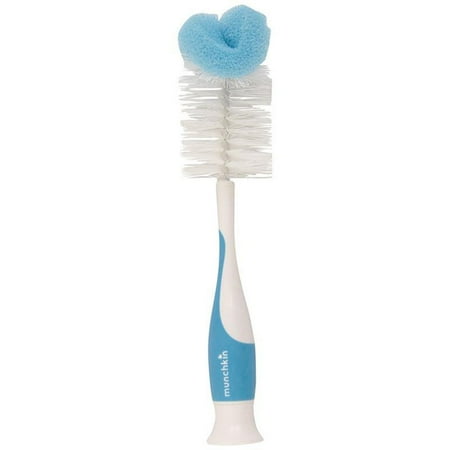 Munchkin - Sponge Bottle Brush, Colors May Vary - with Blue | Sold by Uncle Wiener's Wholesale