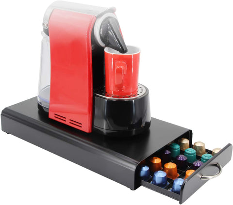 Nespresso Capsule Coffee Pod Holder Drawer – 40 / 50 Pod Capacity 511306 - with | Sold by Uncle Wiener's Wholesale
