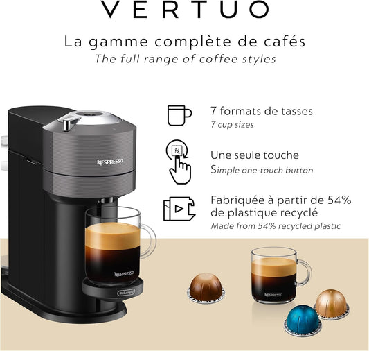 Nespresso Vertuo Coffee &amp; Espresso Machine by DeLonghi – Single Serve Pod Coffee Maker 44387012010 - with | Sold by Uncle Wiener's Wholesale