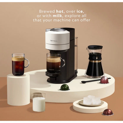 Nespresso Vertuo Next Coffee & Espresso Machine by DeLonghi – White Pod Coffee Maker 44387012027 44387012027 - with | Sold by Uncle Wiener's Wholesale