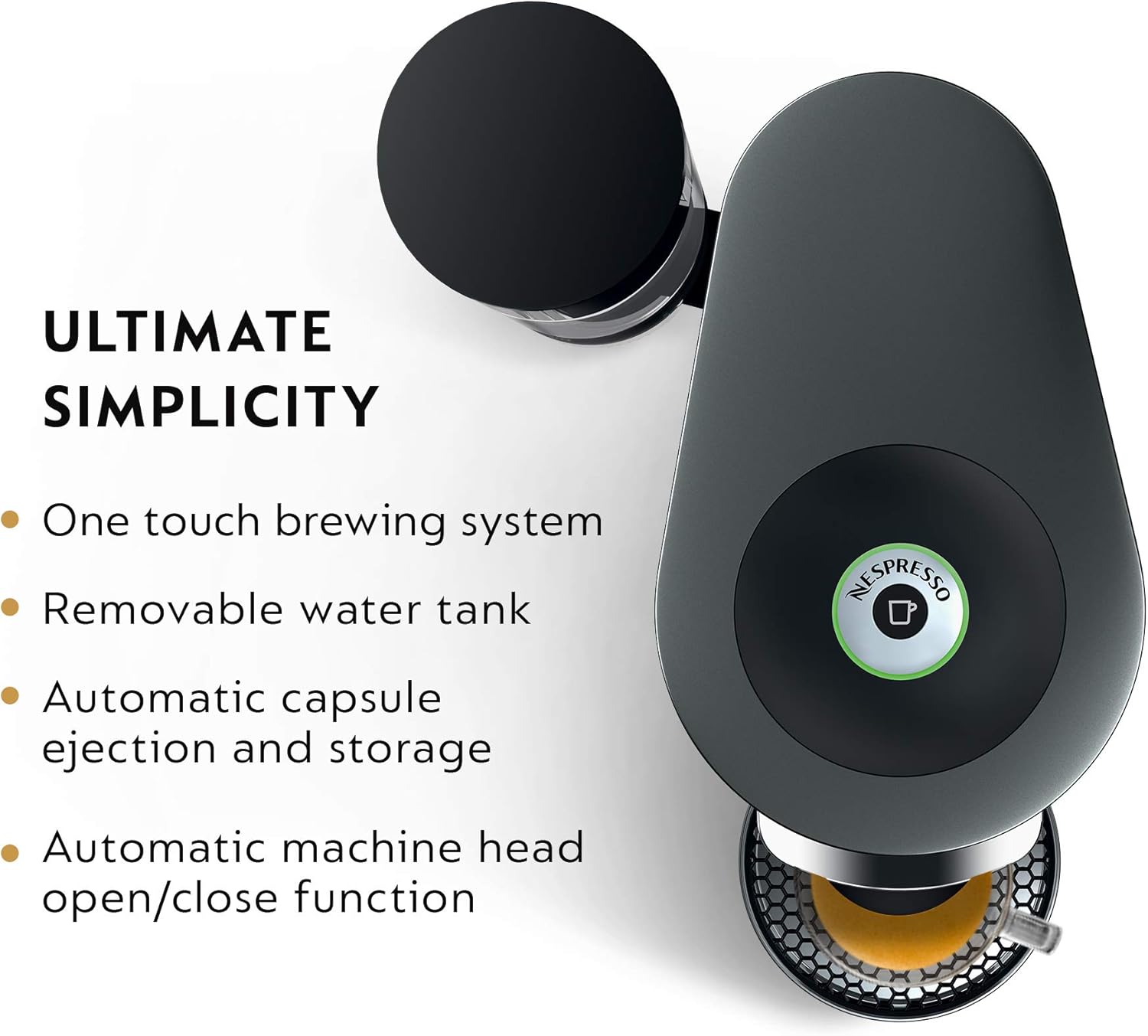 Nespresso VertuoPlus Deluxe Coffee & Espresso Machine with Aeroccino Milk Frother – Titanium (44387051552) - with | Sold by Uncle Wiener's Wholesale