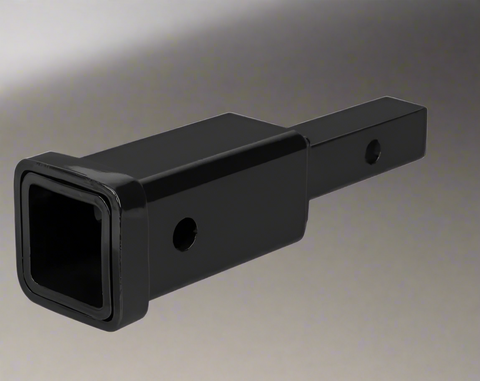 1-1/4 inch to 2 inch hitch receiver adapter – heavy-duty steel converter model HBF65023