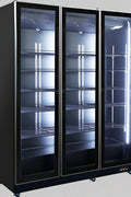 • “1-door commercial beverage cooler with LED lighting”
• “2-door glass display drink fridge for retail”
• “3-door wheeled merchandiser cooler with double-glass doors”
• “4-door commercial beverage cooler with caster wheels”
• “Interior view of LED-lit drink fridge with adjustable shelves”