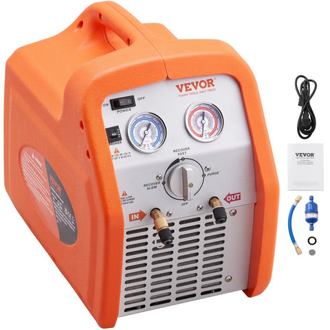 New 1 HP Dual Cylinder AC Refrigerant Recovery Machine – High - Efficiency HVAC Recovery Unit 628529 - with | Sold by Uncle Wiener's Wholesale