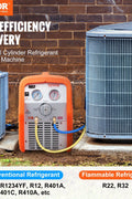 New 1 HP Dual Cylinder AC Refrigerant Recovery Machine – High - Efficiency HVAC Recovery Unit 628529 - with | Sold by Uncle Wiener's Wholesale