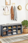 New 10 - Compartment Shoe Storage Cabinet – Entryway & Bedroom Organizer - with Gray | Sold by Uncle Wiener's Wholesale