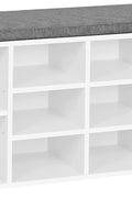 New 10 - Compartment Shoe Storage Cabinet – Entryway & Bedroom Organizer - with White | Sold by Uncle Wiener's Wholesale