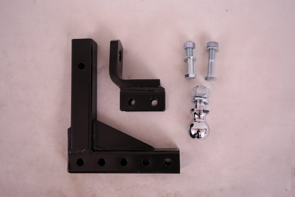 New 10" Drop Hitch Trailer Ball Mount – Fits 2" Receiver | 2 - 5/16" Ball, 5000 lb Capacity – Model HB001 - with | Sold by Uncle Wiener's Wholesale