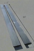 Heavy-Duty Forklift Fork Extensions – Slide-On Steel Sleeves in 10 FT and 8 FT Lengths with 6600 lbs Capacity