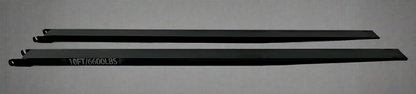 Heavy-Duty Forklift Fork Extensions – Slide-On Steel Sleeves in 10 FT and 8 FT Lengths with 6600 lbs Capacity