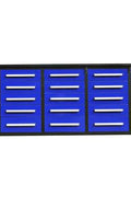 NEW 10 FT HEAVY DUTY STEEL WORK BENCH 35 , 25 , 20 & 15 DRAWER - with 25 Drawer Blue | Sold by Uncle Wiener's Wholesale