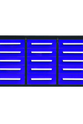 NEW 10 FT HEAVY DUTY STEEL WORK BENCH 35 , 25 , 20 & 15 DRAWER - with 15 Drawer + 2 Cabinet Blue | Sold by Uncle Wiener's Wholesale
