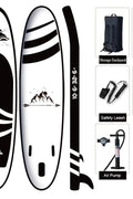 10 FT Inflatable Stand Up Paddle Board with Paddle, Pump, Backpack & Accessories – Lightweight SUP for Beginners & Intermediate Riders