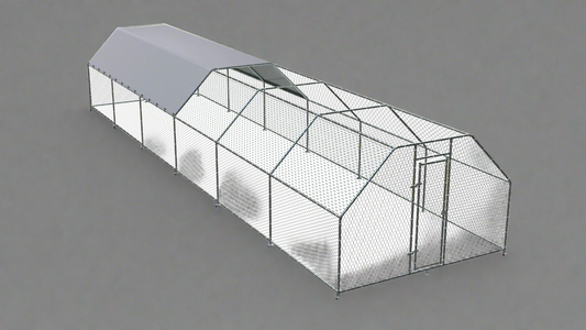 10x40 ft large chicken coop enclosure with galvanized steel frame

spacious 400 sq ft poultry run with walk-in height and secure mesh

hexagonal wire mesh animal fence for chickens and ducks

outdoor pet containment run for backyard flocks and rabbits

fully assembled chicken fence structure with safe gate access

