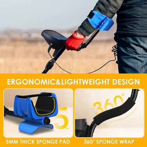 TX910 10-Inch Metal Detector with Waterproof Coil & Headphones