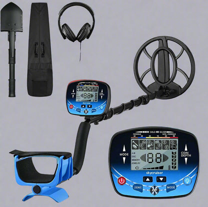TX910 10-Inch Metal Detector with Waterproof Coil & Headphones