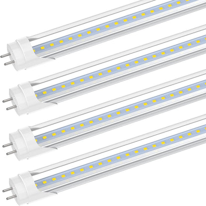 New 10 - Pack 4FT T8 LED Tube Lights – Double Pin, Energy - Efficient Replacement for Fluorescent Bulbs 618512B - with | Sold by Uncle Wiener's Wholesale
