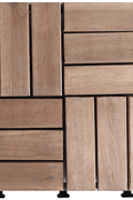 New 10 - Pack Interlocking Decking Tiles – Acacia Wood or WPC Composite Options - with Acacia Wood Decking Tile | Sold by Uncle Wiener's Wholesale