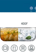 New 10 PCS Glass Food Storage Container Set – Airtight, Microwave & Dishwasher Safe 826754 - with | Sold by Uncle Wiener's Wholesale