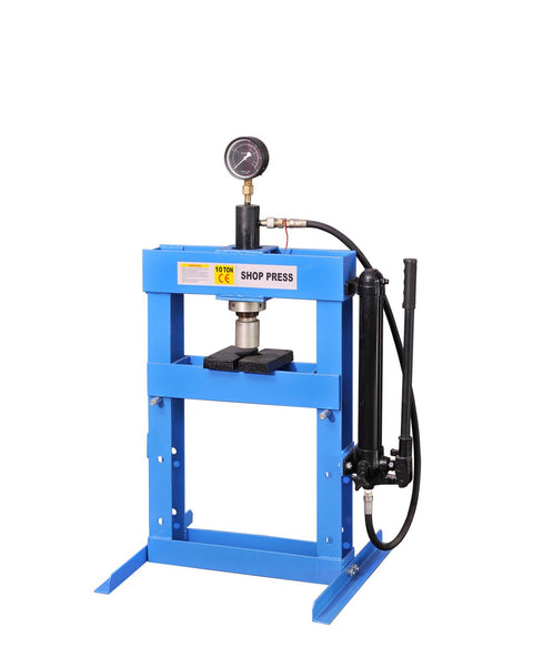 New 10 Ton Hydraulic Shop Press Table Top ��� Heavy Duty H - Frame | 97362 - with | Sold by Uncle Wiener's Who