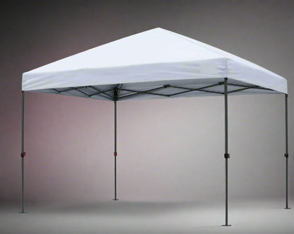 White 10x10 pop-up gazebo full view

Side angle of outdoor canopy tent model ZB034

10x10 party tent with steel frame and fabric top

