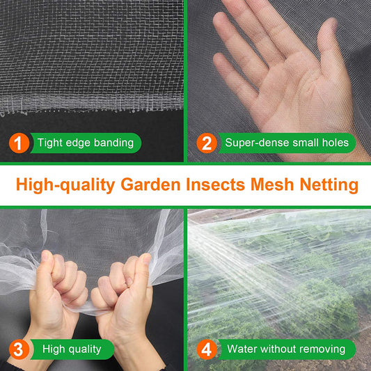 10x20 FT Durable Bug Netting for Garden Plants

Heavy-Duty Mesh Screen for Greenhouse Insect Protection

Breathable Plant Protection Net for Vegetables and Flowers

