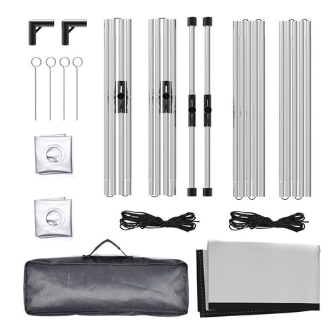 New 100 - Inch Projector Screen with Stand – Portable & Easy Setup 592021 - with | Sold by Uncle Wiener's Wholesale