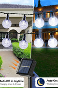 New 100 LED 72FT Solar Crystal Globe String Lights – Outdoor Waterproof Garden Decor 10213CW - with COOL WHITE | Sold by Uncle Wiener's Wholesale