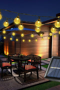 New 100 LED 72FT Solar Crystal Globe String Lights – Outdoor Waterproof Garden Decor 10213CW - with WARM WHITE | Sold by Uncle Wiener's Wholesale