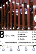 New 100 LED 72FT Solar Crystal Globe String Lights – Outdoor Waterproof Garden Decor 10213CW - with COOL WHITE | Sold by Uncle Wiener's Wholesale