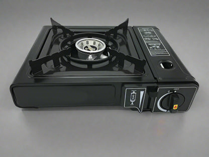 Portable 10,000 BTU Butane Camping Stove with Carry Case