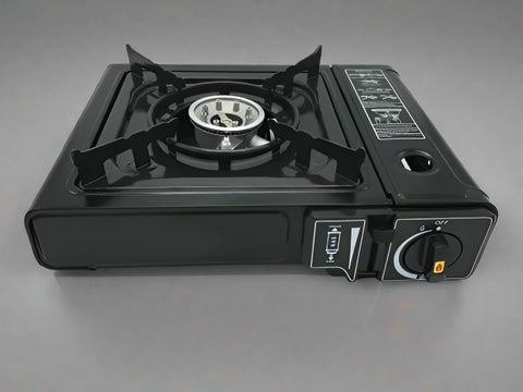 Portable 10,000 BTU Butane Camping Stove with Carry Case