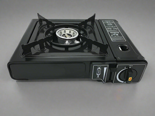 Portable 10,000 BTU Butane Camping Stove with Carry Case