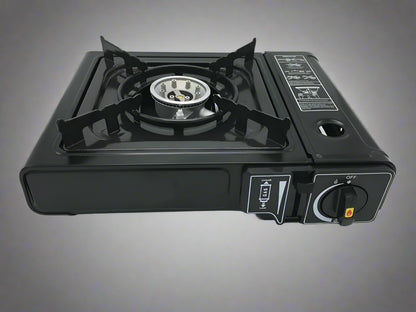 Portable 10,000 BTU Butane Camping Stove with Carry Case
