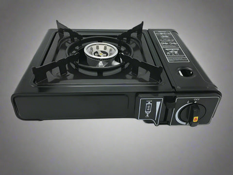 Portable 10,000 BTU Butane Camping Stove with Carry Case