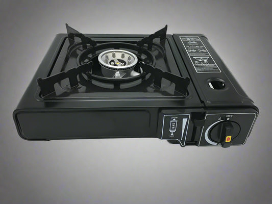 Portable 10,000 BTU Butane Camping Stove with Carry Case