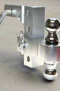 Adjustable 6-inch aluminum trailer hitch with dual ball heads
Heavy-duty towing hitch with 2" and 2-5/16" balls – front view
Aircraft-grade aluminum trailer hitch with rustproof finish
Drop hitch for RV, boat, or utility trailer – 10,000 lb capacity
Adjustable towing hitch with multiple height positions