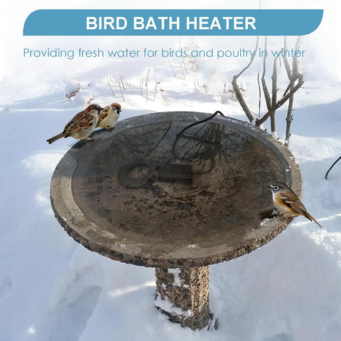 1000W submersible water heater de-icer with power cord
Outdoor tank de-icer for winter freezing prevention
Close-up of corrosion-resistant water heater
Heater de-icer with automatic shut-off feature
Submersible pond and trough water heater in packaging
Winter water trough heater ready for use