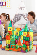 New 100/108/118 PCS Magnetic Tiles 3D Building Blocks Set – STEM Educational Toy for Kids - with 108 PCS SET | Sold by Uncle Wiener's Wholesale