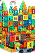 New 100/108/118 PCS Magnetic Tiles 3D Building Blocks Set – STEM Educational Toy for Kids - with 118 PCS SET | Sold by Uncle Wiener's Wholesale